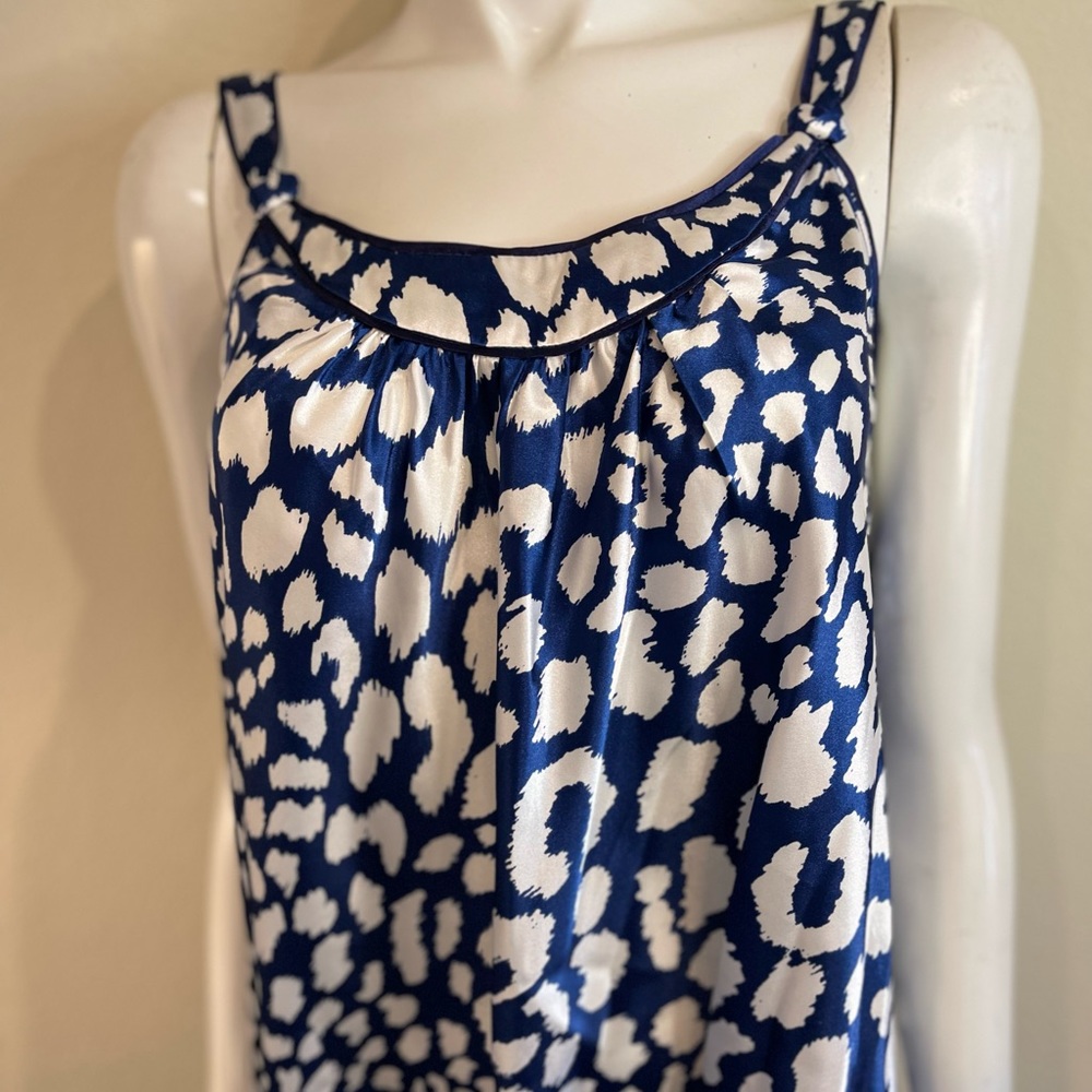 Oscar De La Renta Printed Top Size XL